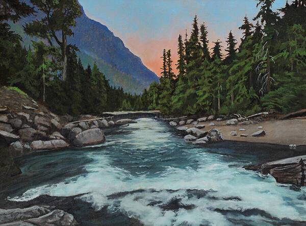 Morning on the Salmon River 1 - Art Print