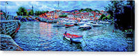 Mundaka Evening Panorama 1 - Canvas Print