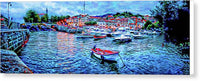 Mundaka Evening Panorama 1 - Canvas Print