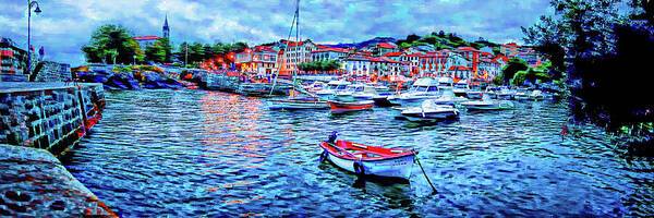 Mundaka Evening Panorama 1 - Art Print