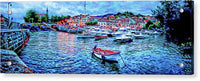 Mundaka Evening Panorama 1 - Acrylic Print