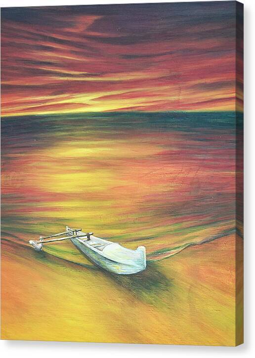 Outrigger Sunset 1 - Canvas Print Canvas Print 1ArtCollection