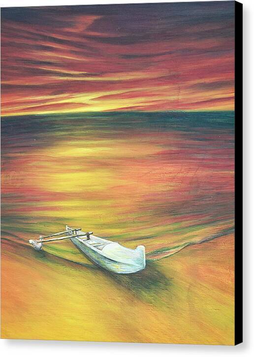 Outrigger Sunset 1 - Canvas Print Canvas Print 1ArtCollection