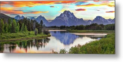 Oxbow Sunset 1 - Metal Print