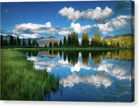 Refections of a Summer Evening 1 - Canvas Print