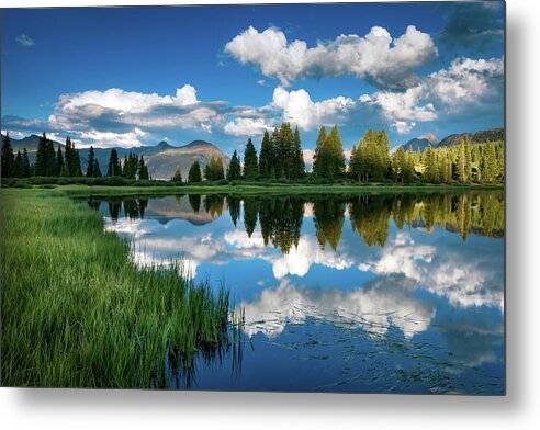 Refections of a Summer Evening 1 - Metal Print