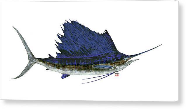 Sailfish 1 - Canvas Print Canvas Print 1ArtCollection