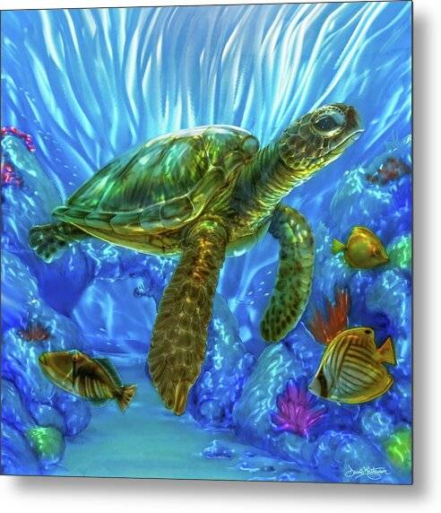 Sea of Life 1 - Metal Print Metal Print 1ArtCollection