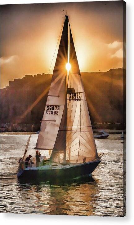 Sunset Sail 1 - Acrylic Print