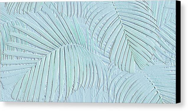 Tiger Palm - 3D Design 1 - Canvas Print Canvas Print 1ArtCollection