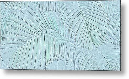 Tiger Palm - 3D Design 1 - Metal Print Metal Print 1ArtCollection