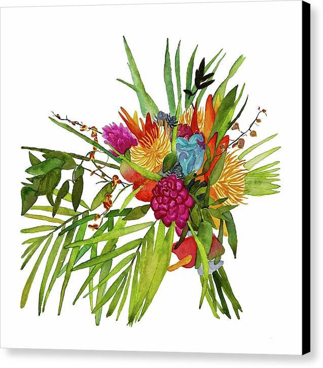 Tropical Bouquet 1 - Canvas Print Canvas Print 1ArtCollection