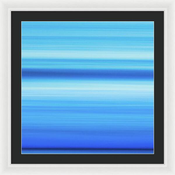 Wave Blur 3 1 - Framed Print