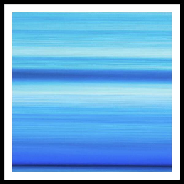 Wave Blur 3 1 - Framed Print