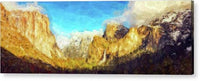 Yosemite Panoramic Abstract 1 - Acrylic Print