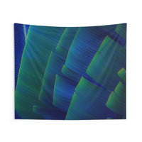 Blue Traveler’s Palms Design - Indoor Wall Tapestries Home Decor 1ArtCollection