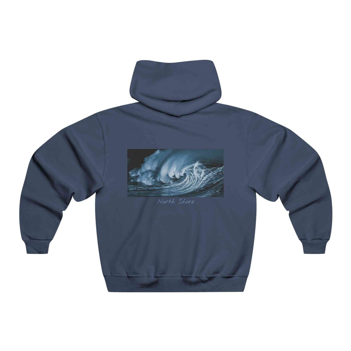 Angry Sea - Men's NUBLEND® Hooded Sweatshirt Hoodie 1ArtCollection