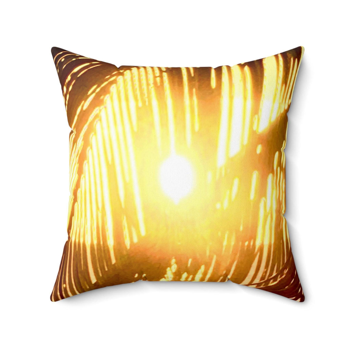 Sunset Palms - Spun Polyester Square Pillow Home Decor 1ArtCollection