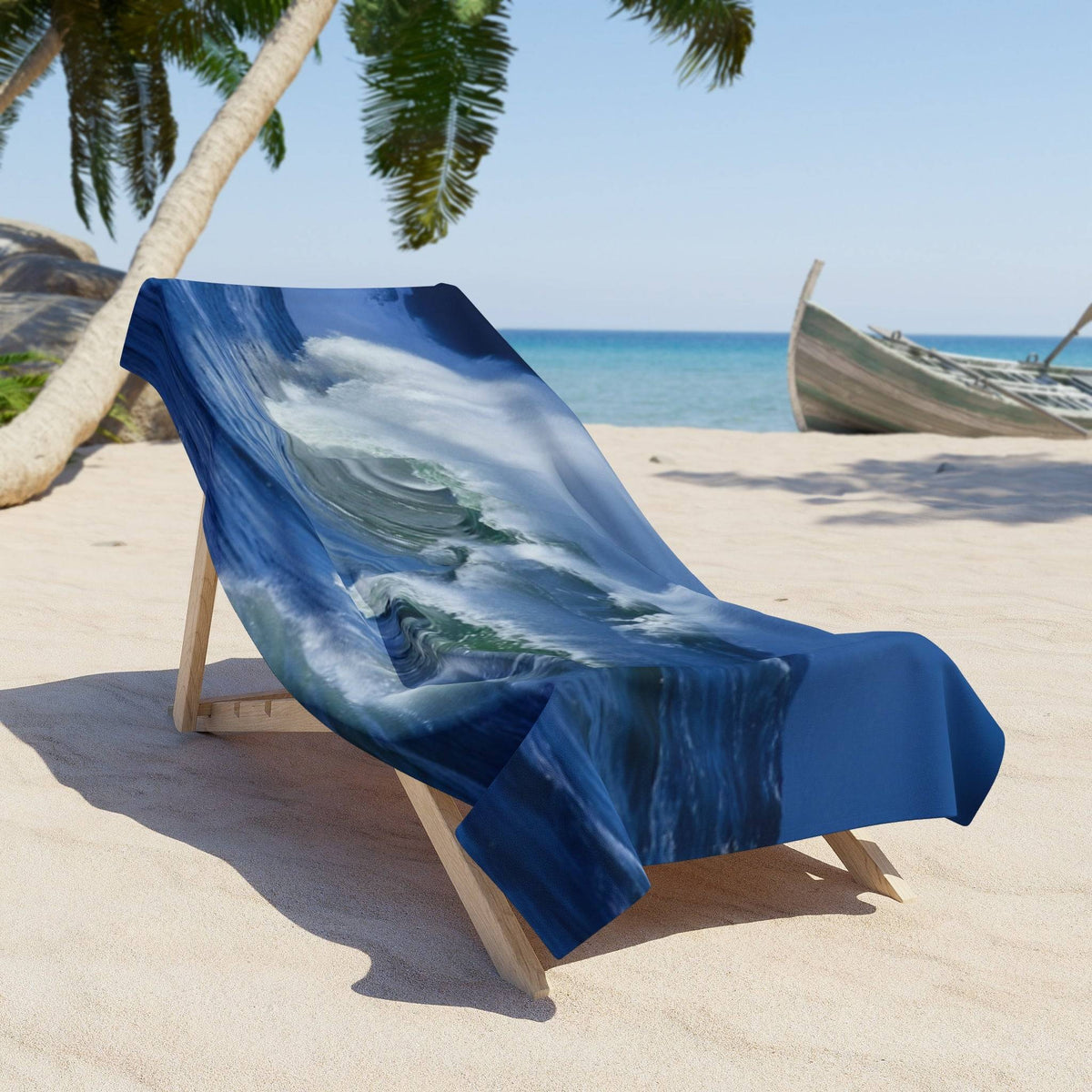 Waimea Blue - Beach Towel Home Decor 1ArtCollection