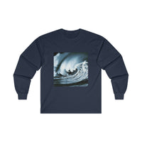 Angry Sea - Ultra Cotton Long Sleeve Tee Long-sleeve 1ArtCollection