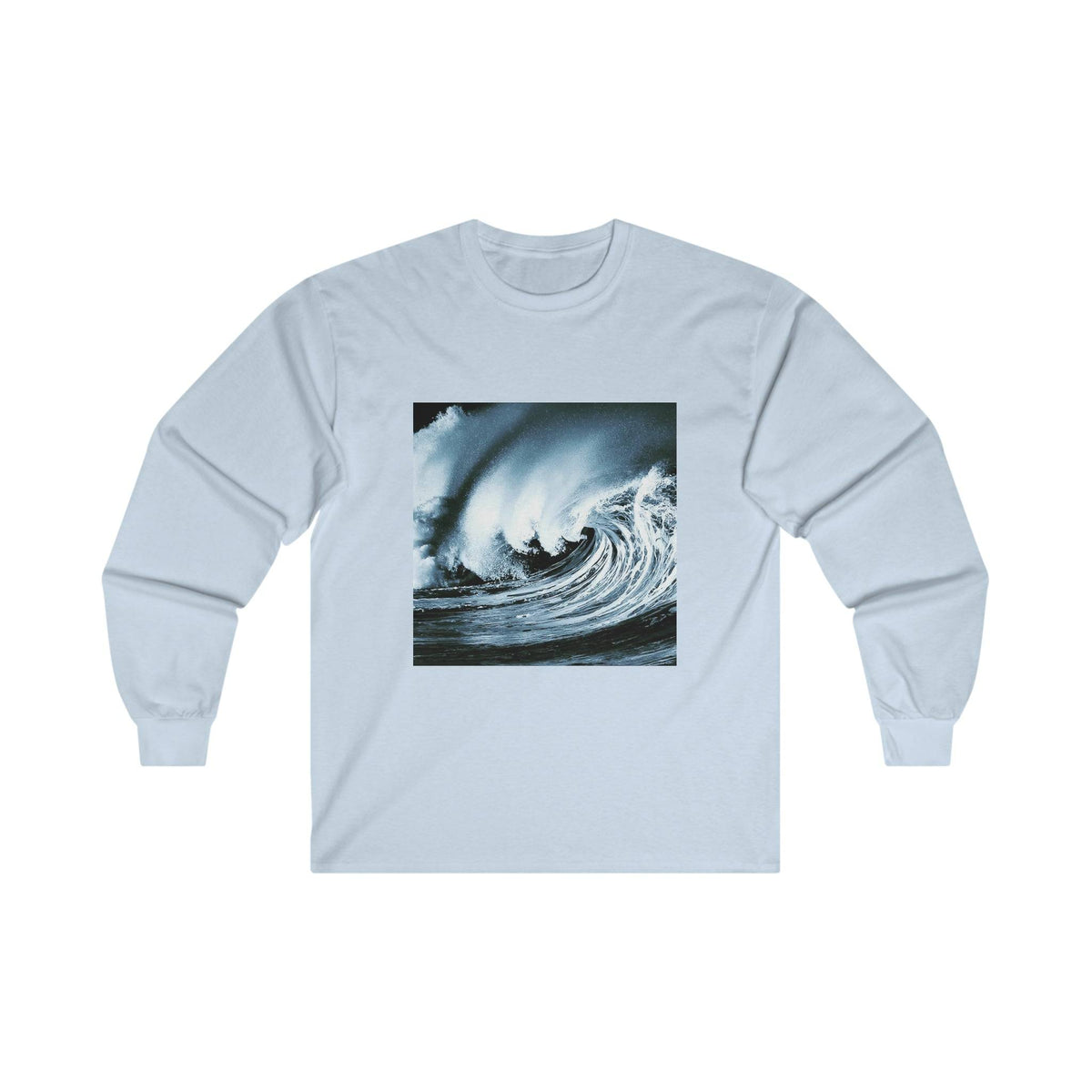 Angry Sea - Ultra Cotton Long Sleeve Tee Long-sleeve 1ArtCollection