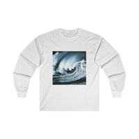 Angry Sea - Ultra Cotton Long Sleeve Tee Long-sleeve 1ArtCollection