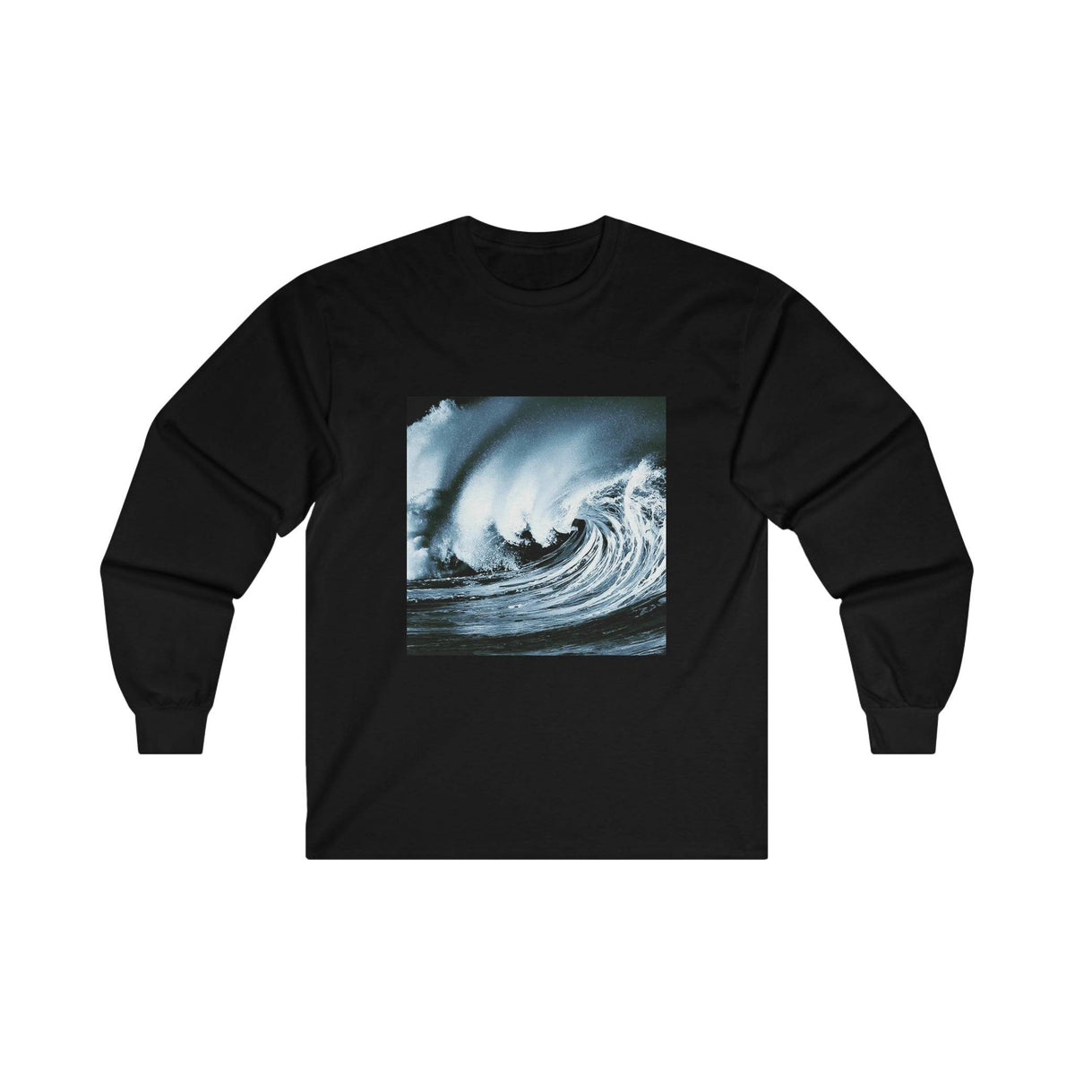 Angry Sea - Ultra Cotton Long Sleeve Tee Long-sleeve 1ArtCollection