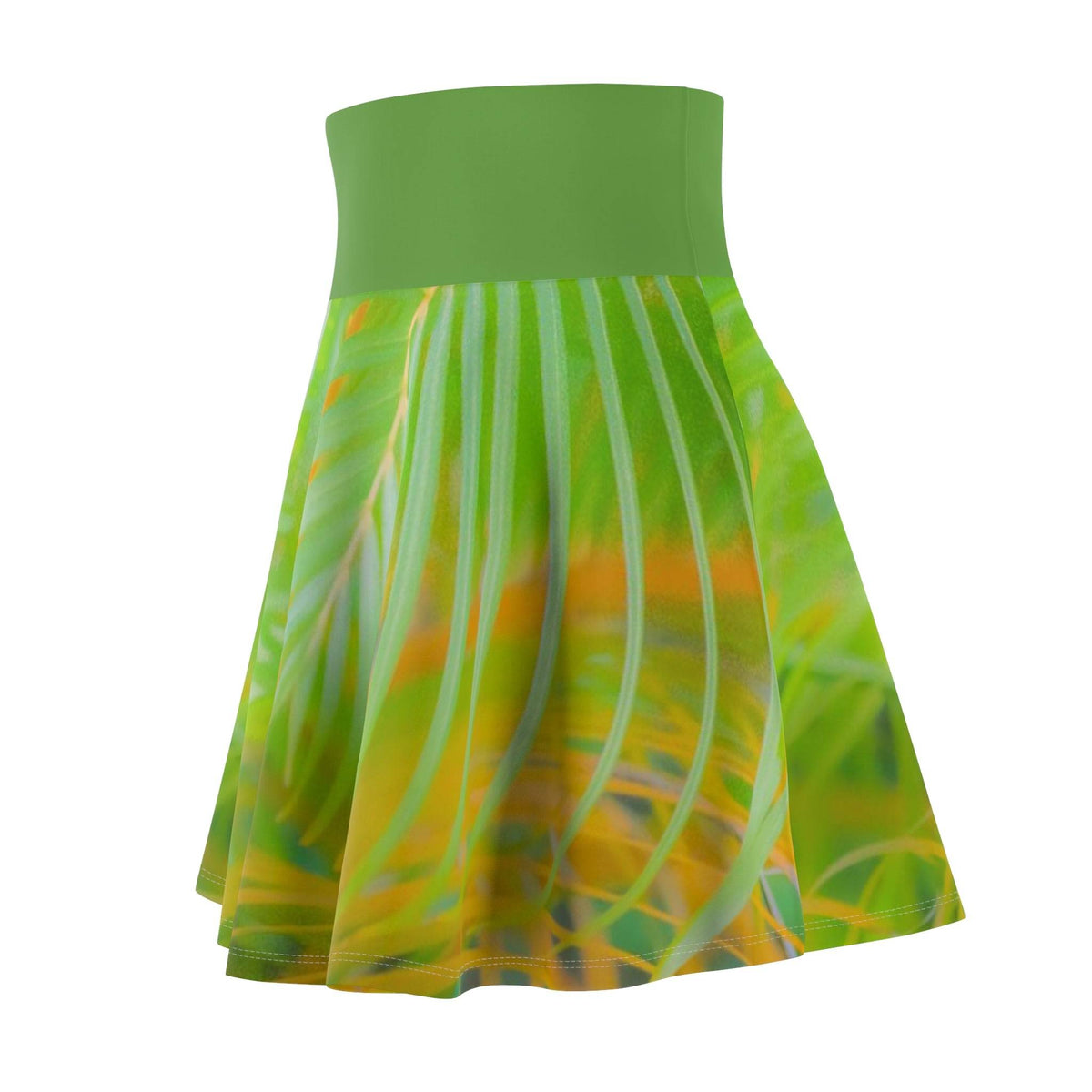 Tropical Palms - Women's Skater Skirt (AOP) All Over Prints 1ArtCollection