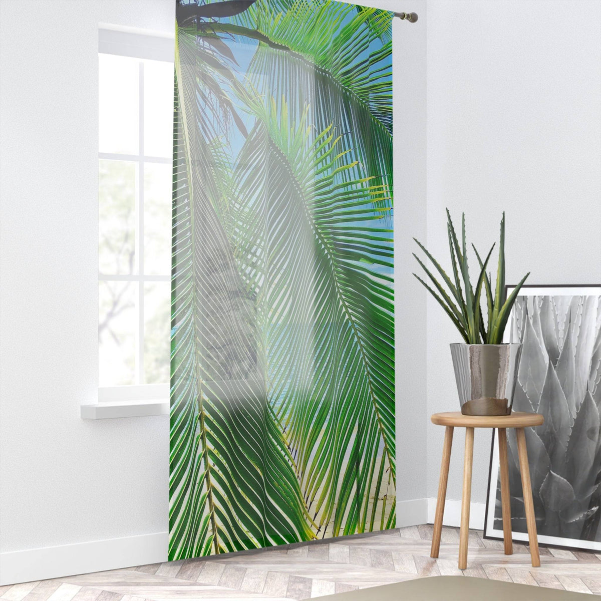 Window Curtain Costa Rica Palms available at 1ArtCollection