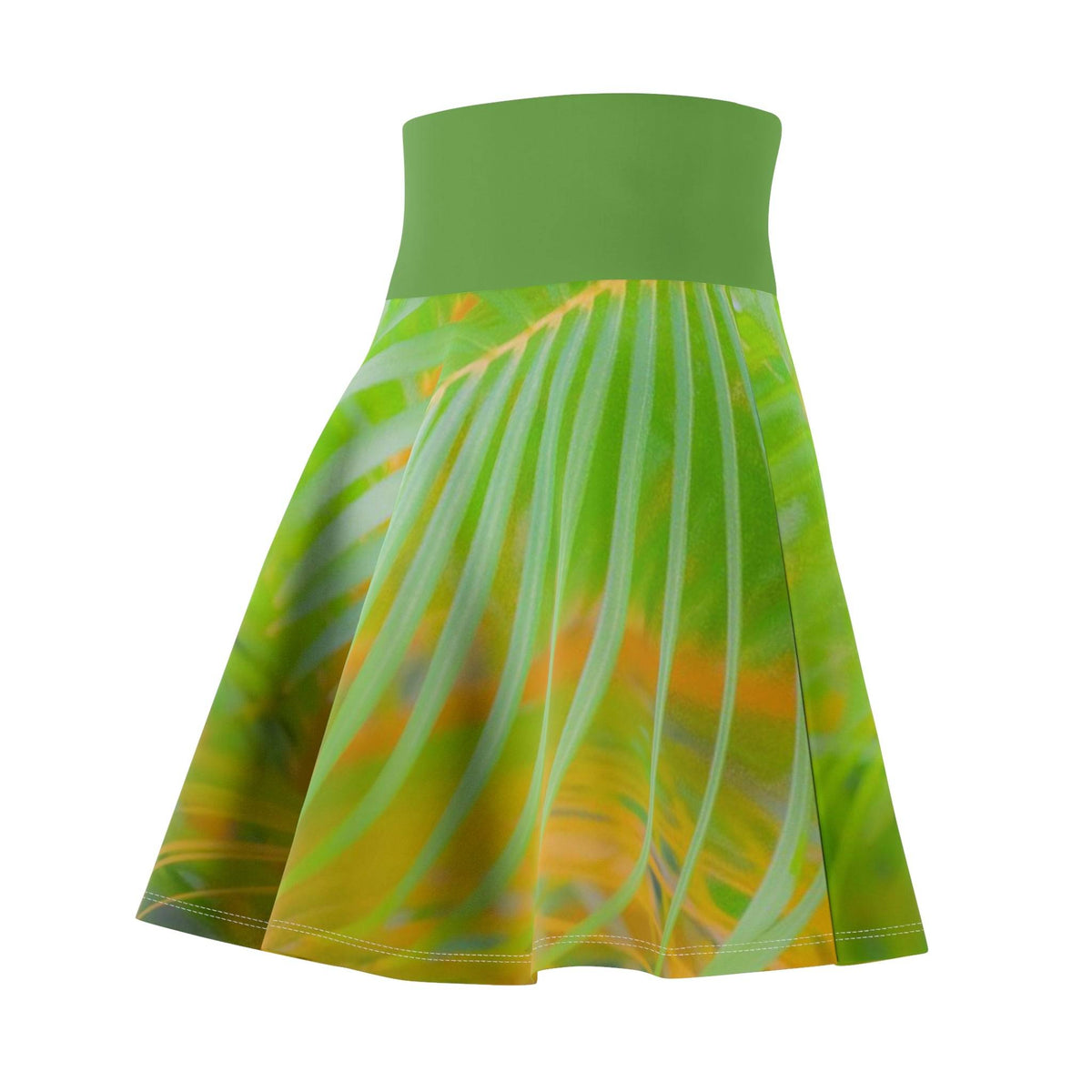 Tropical Palms - Women's Skater Skirt (AOP) All Over Prints 1ArtCollection