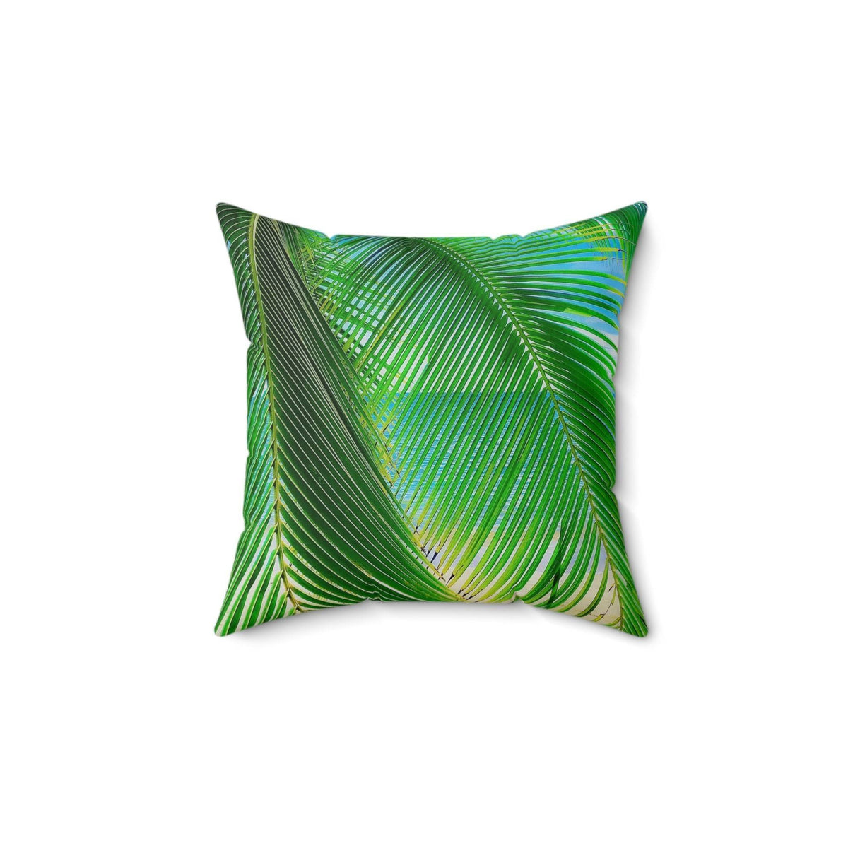 'Costa Rica palms' - Spun Polyester Square Pillow Home Decor 1ArtCollection