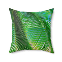 'Costa Rica palms' - Spun Polyester Square Pillow Home Decor 1ArtCollection