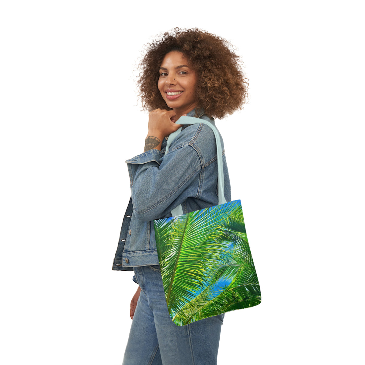 Tropical Breeze - Polyester Canvas Tote Bag (AOP) Accessories 1ArtCollection