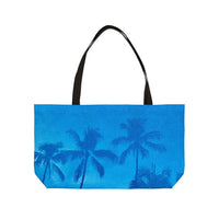 Blue Palms design - Weekender Tote Bag Bags 1ArtCollection