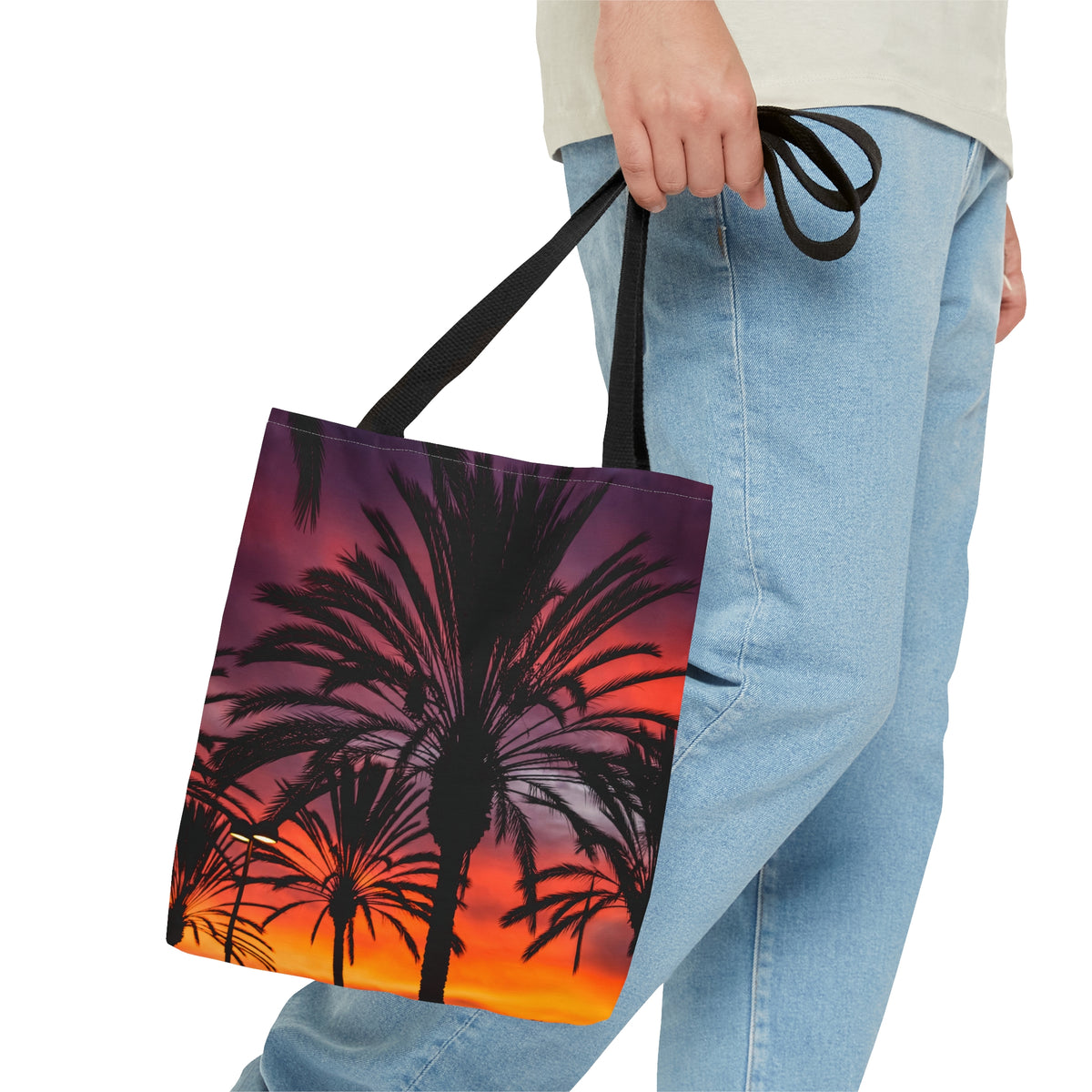 'Sunset Palms' - Tote Bag (AOP)