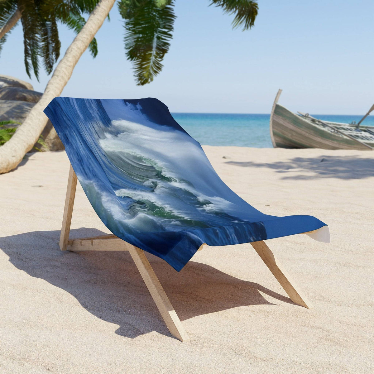 Waimea Blue - Beach Towel Home Decor 1ArtCollection