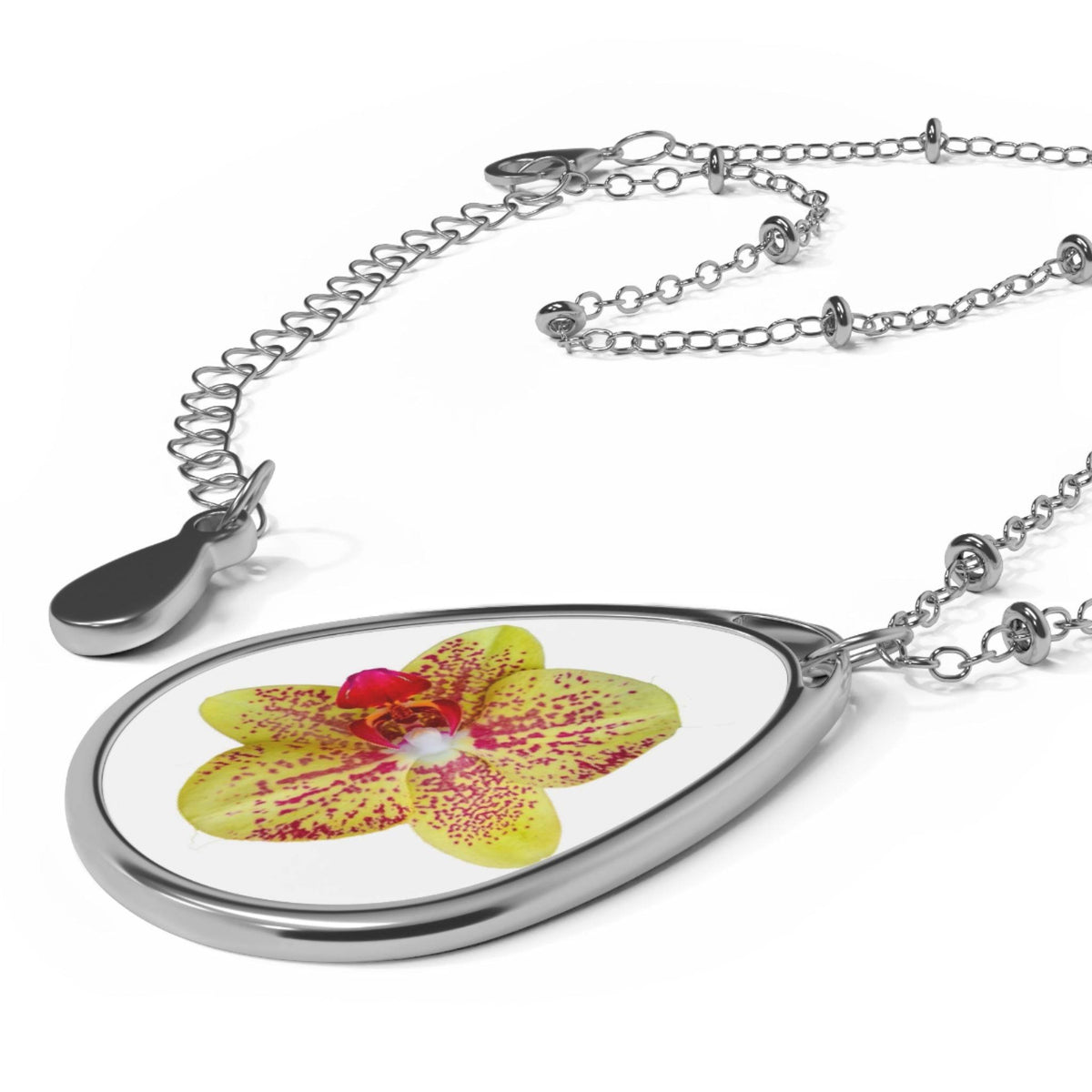 Orchid - Oval Necklace Accessories 1ArtCollection