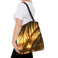 Palm Sunset -Tote Bag (AOP)