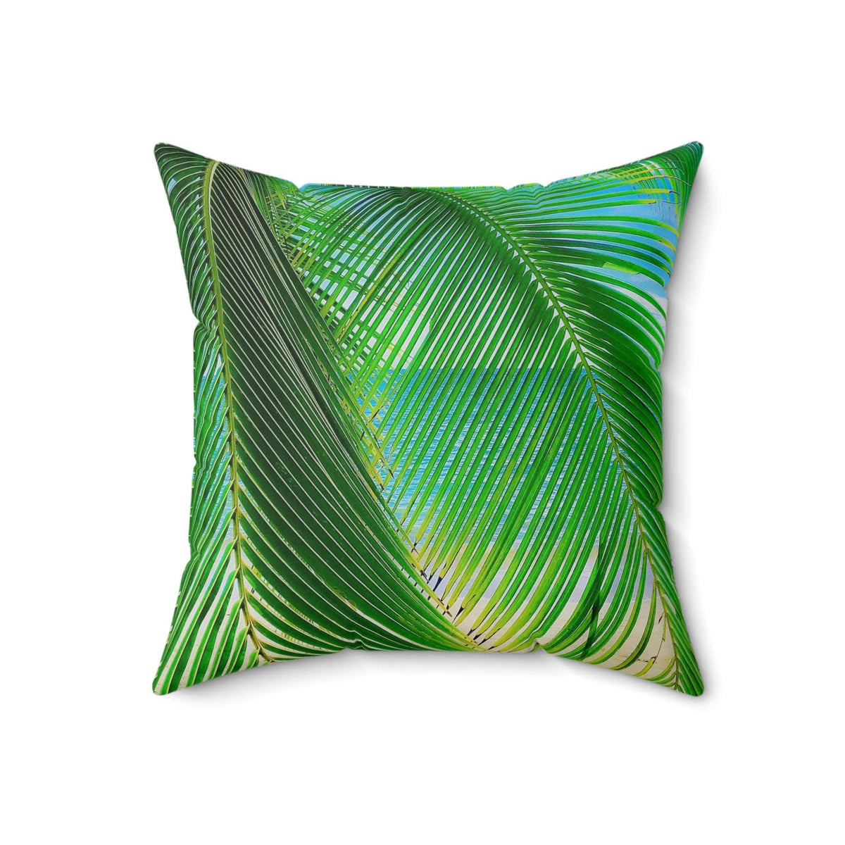 'Costa Rica palms' - Spun Polyester Square Pillow Home Decor 1ArtCollection