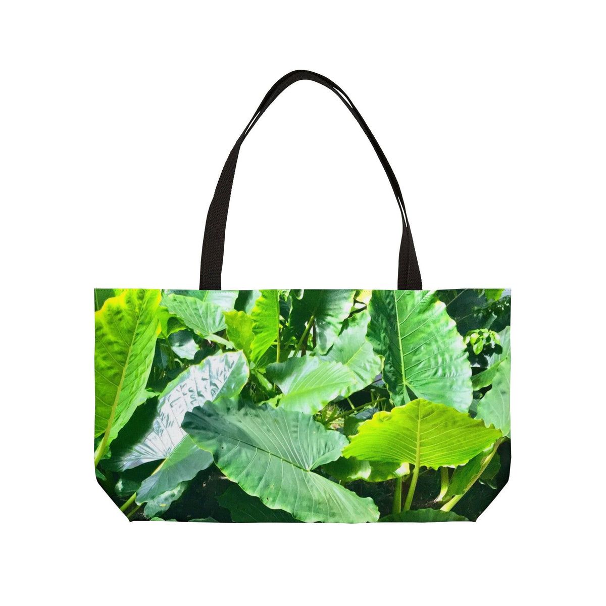 Tropical Leaves Design - Weekender Tote Bag Bags 1ArtCollection