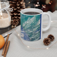 Pacific Sparkle - Original Design Ceramic Mug 11oz Mug 1ArtCollection