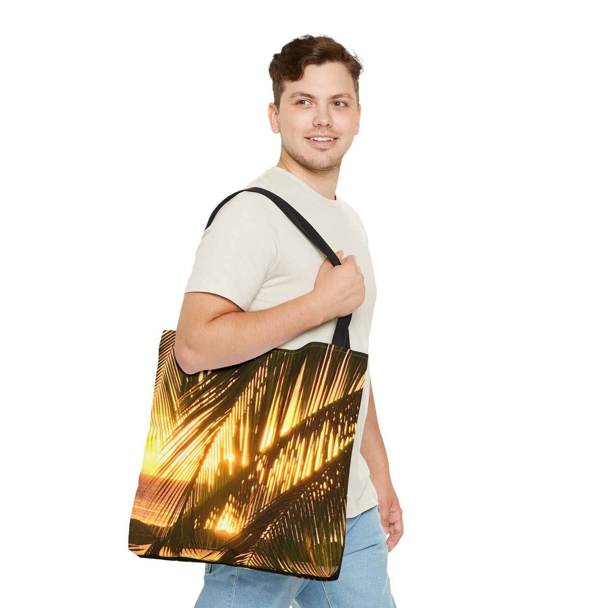 Palm Sunset -Tote Bag (AOP)