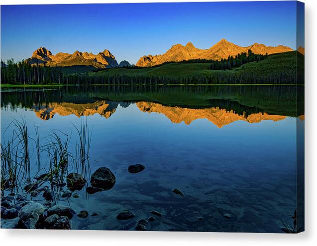 Dawn in the Sawthooth Range 2 - Canvas Print