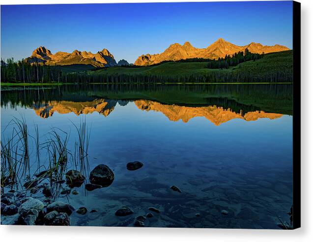 Dawn in the Sawthooth Range 2 - Canvas Print