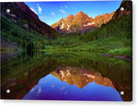 Maroon Bells Reflection 2 - Acrylic Print