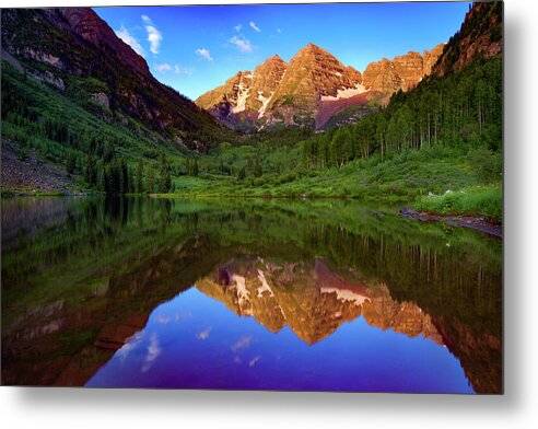 Maroon Bells Reflection 2 - Metal Print