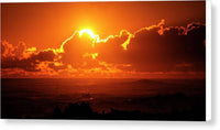 Sunrise at Kahuku Pt. - Canvas Print