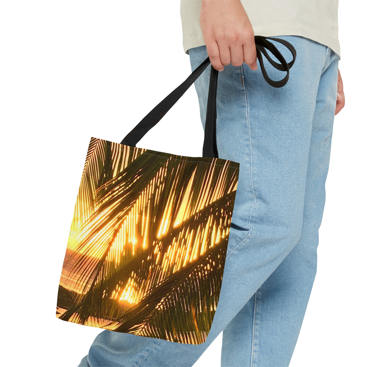 Palm Sunset -Tote Bag (AOP)