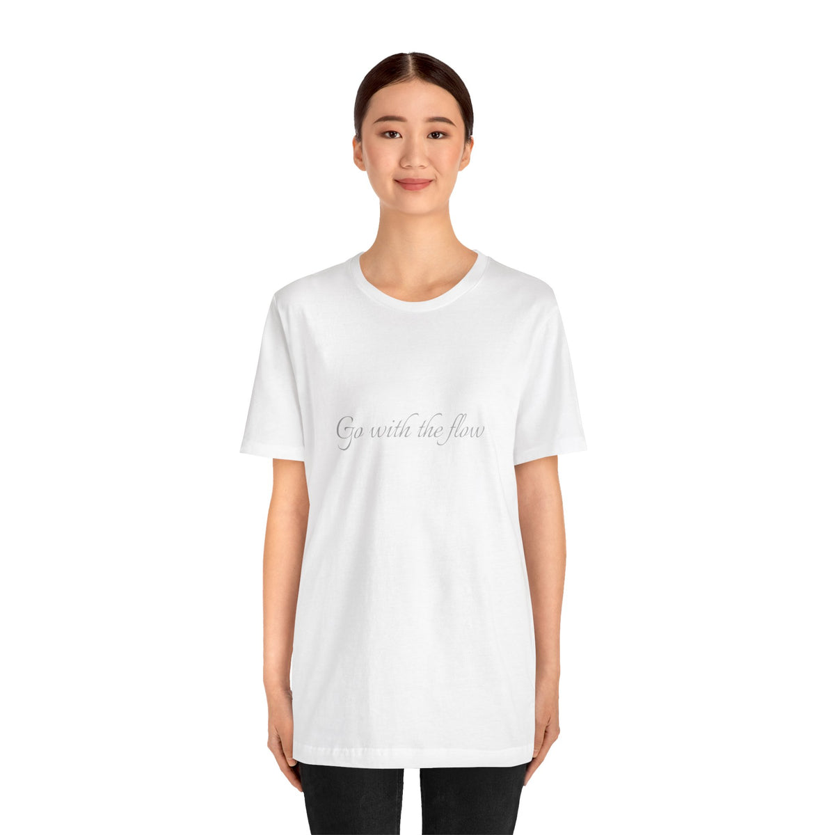 Go with the flow - Unisex Jersey Short Sleeve Tee