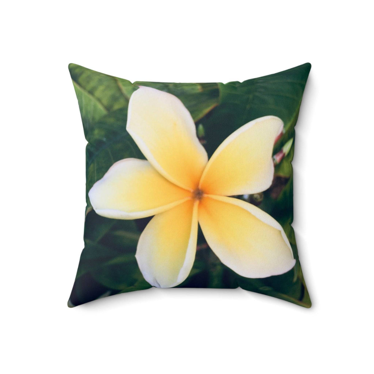 Plumerias - Spun Polyester Square Pillow Home Decor 1ArtCollection